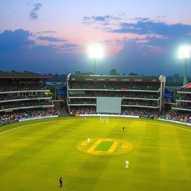 Image of a Pakistan or Australia Test Match