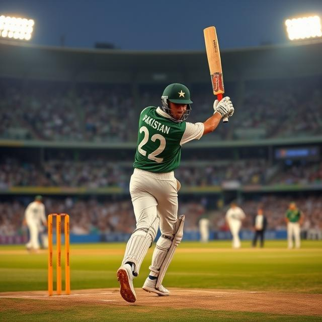 Image of a cricket match