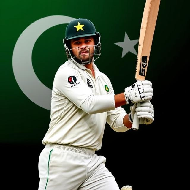 A placeholder image of a cricket match between Pakistan and Australia