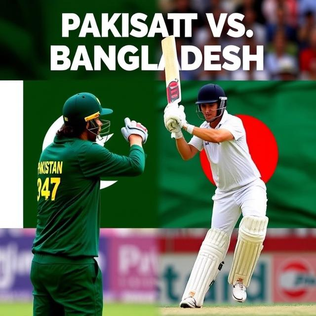 Placeholder image of Pakistan vs Bangladesh test match