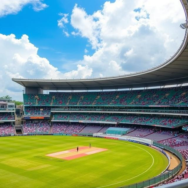 A cricket match image