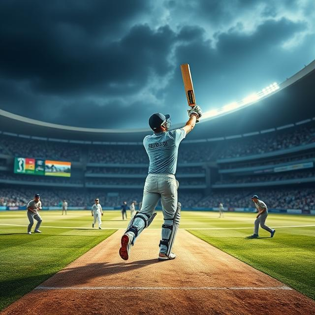 Image of a Cricket Match