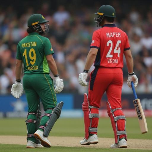 Pakistan vs New Zealand cricket match