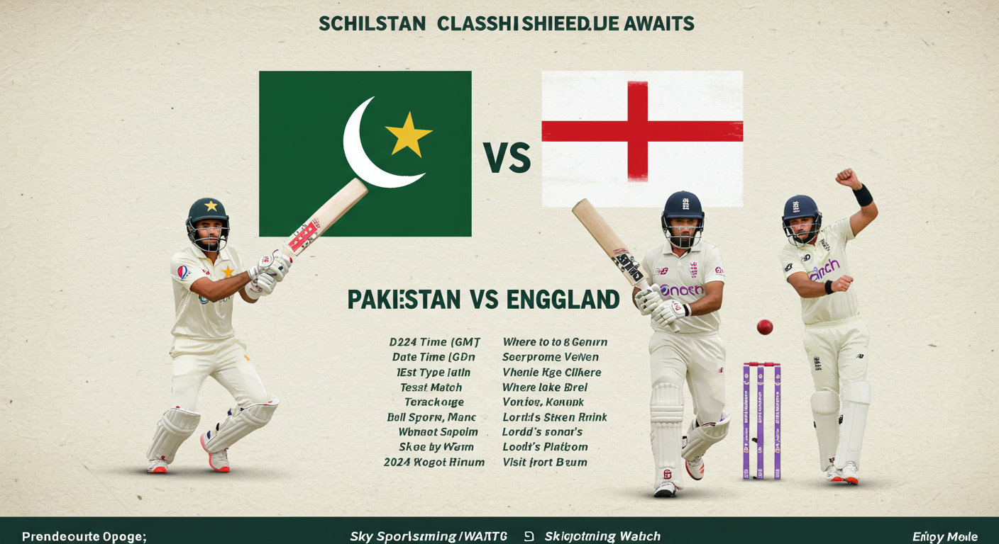 Placeholder Image: Pakistan vs England Cricket Match