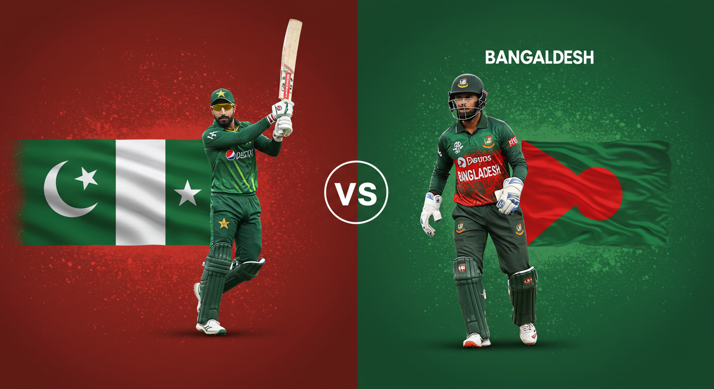 Various styles of Pakistan Cricket Team shirts